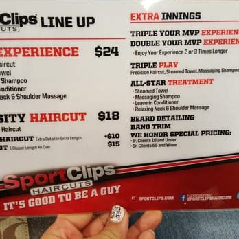 sport clips pricing